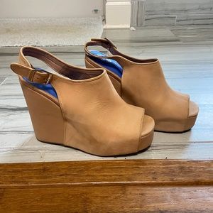 Jeffery Campbell leather wedges